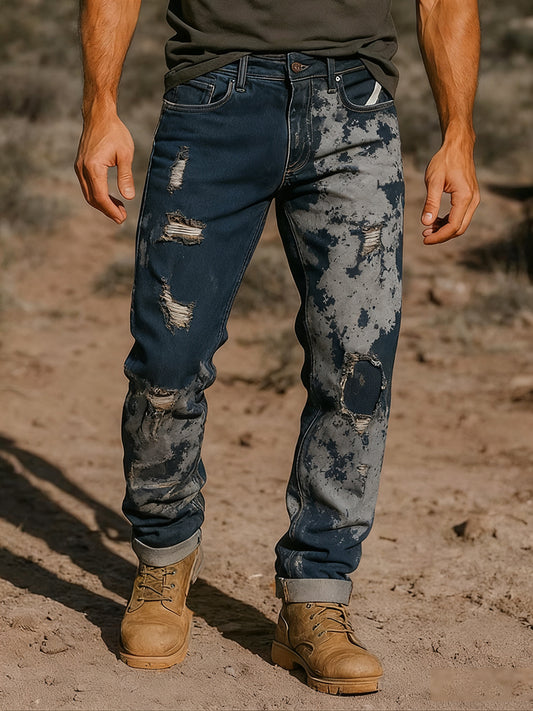 Men's Retro Business Style Casual Work Trousers