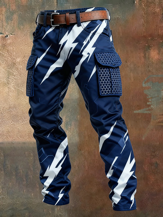 Men's Retro Business Style Casual Work Trousers