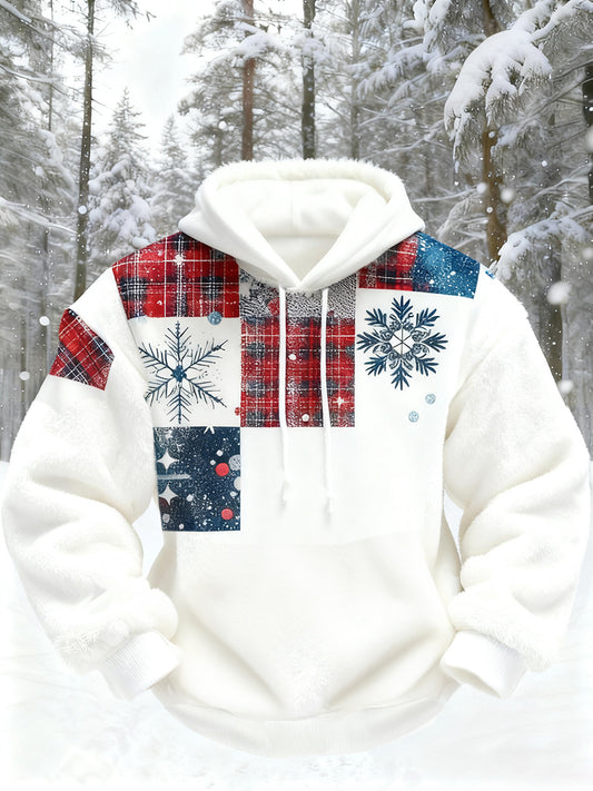 Men's Retro Christmas Casual Comfort Flannel Sweatshir