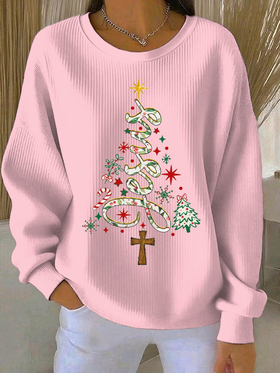 Women's Christmas Print Casual Sweatshirt
