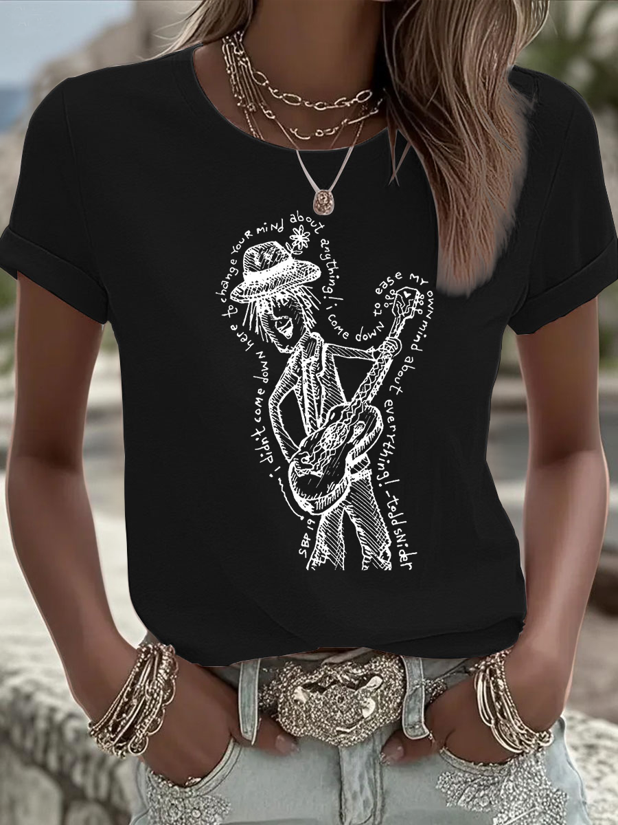Women's Todd Snider short-sleeved T-shirt