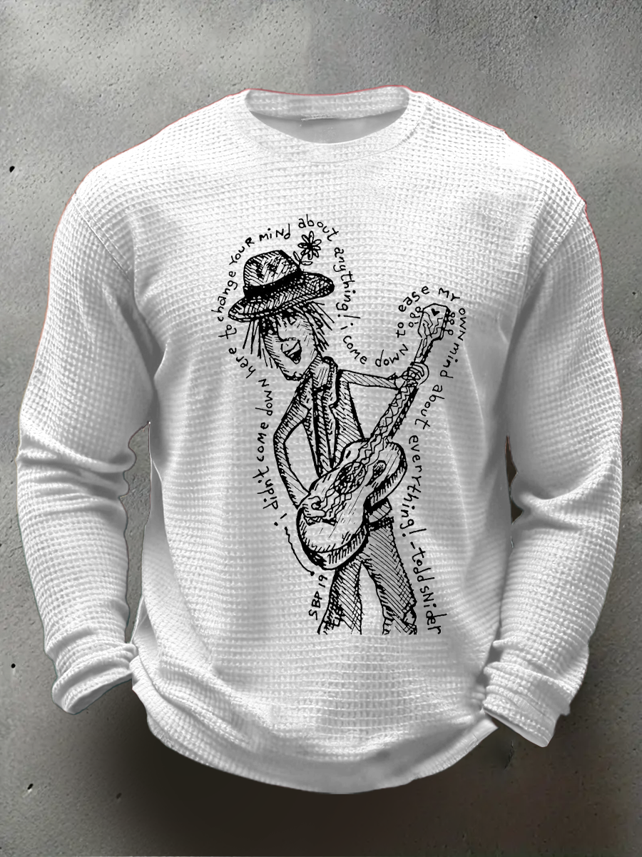 Men's Todd Snider Waffle Long Sleeve T-Shirt