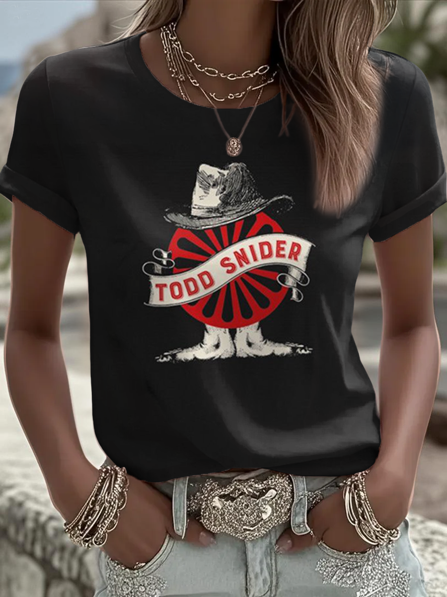 Women's Todd Snider short-sleeved T-shirt