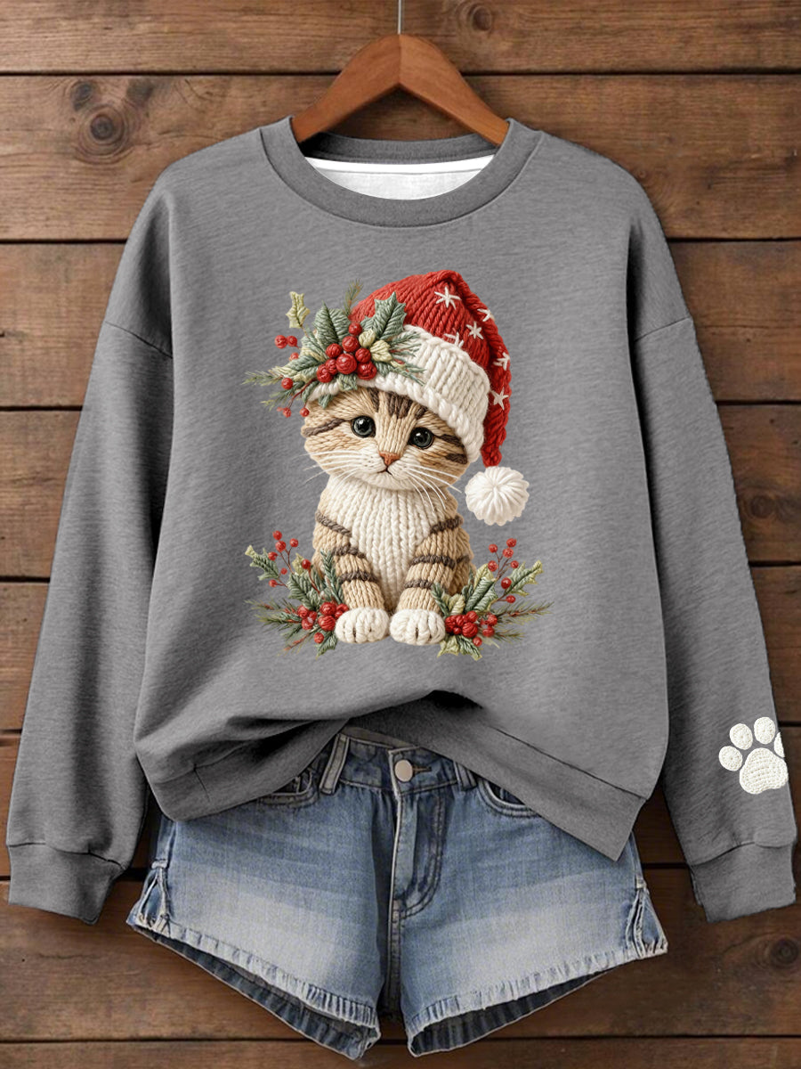 Women's Christmas Print Sweatshirt