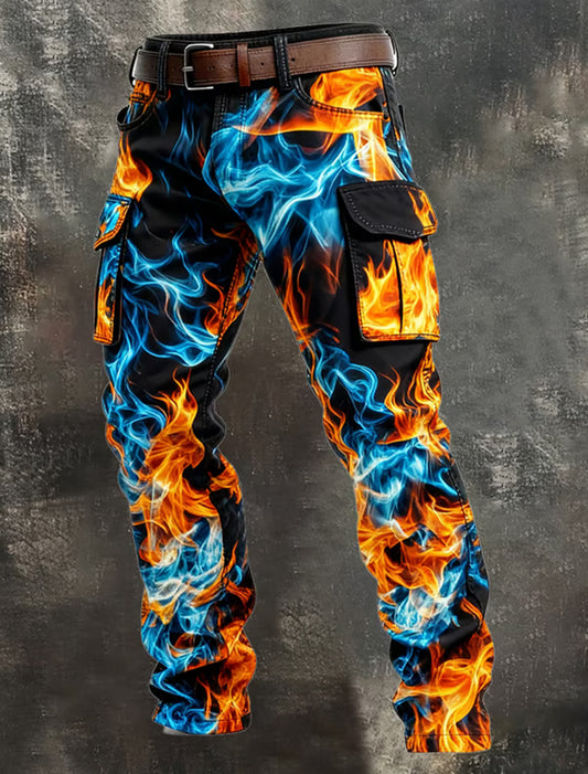 Men's Retro Business Style Casual Work Trousers