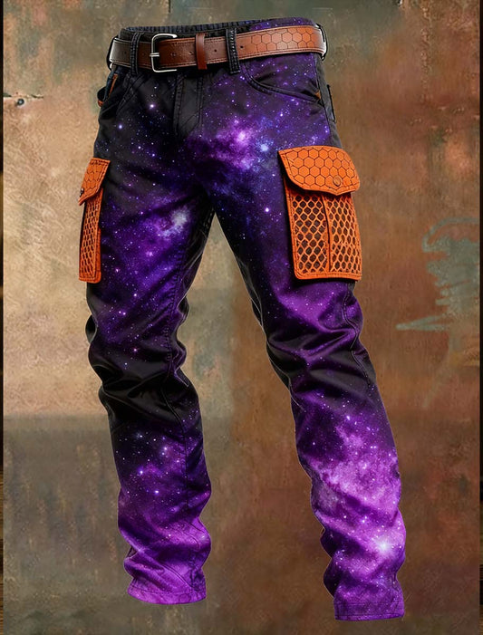 Men's Retro Business Style Casual Work Trousers