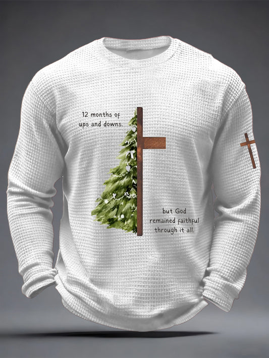 Men's Christmas Waffle Top