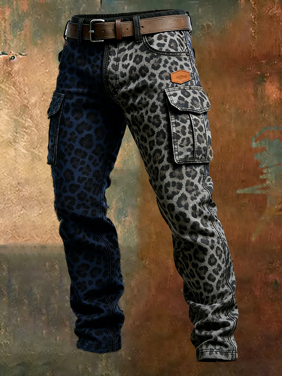 Men's Retro Business Style Casual Work Trousers