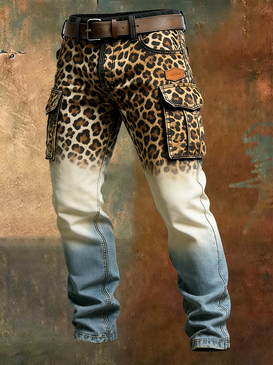 Men's Retro Business Style Casual Work Trousers