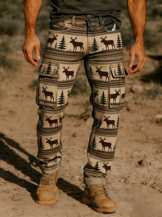 Men's Retro Business Casual Western Work Pants