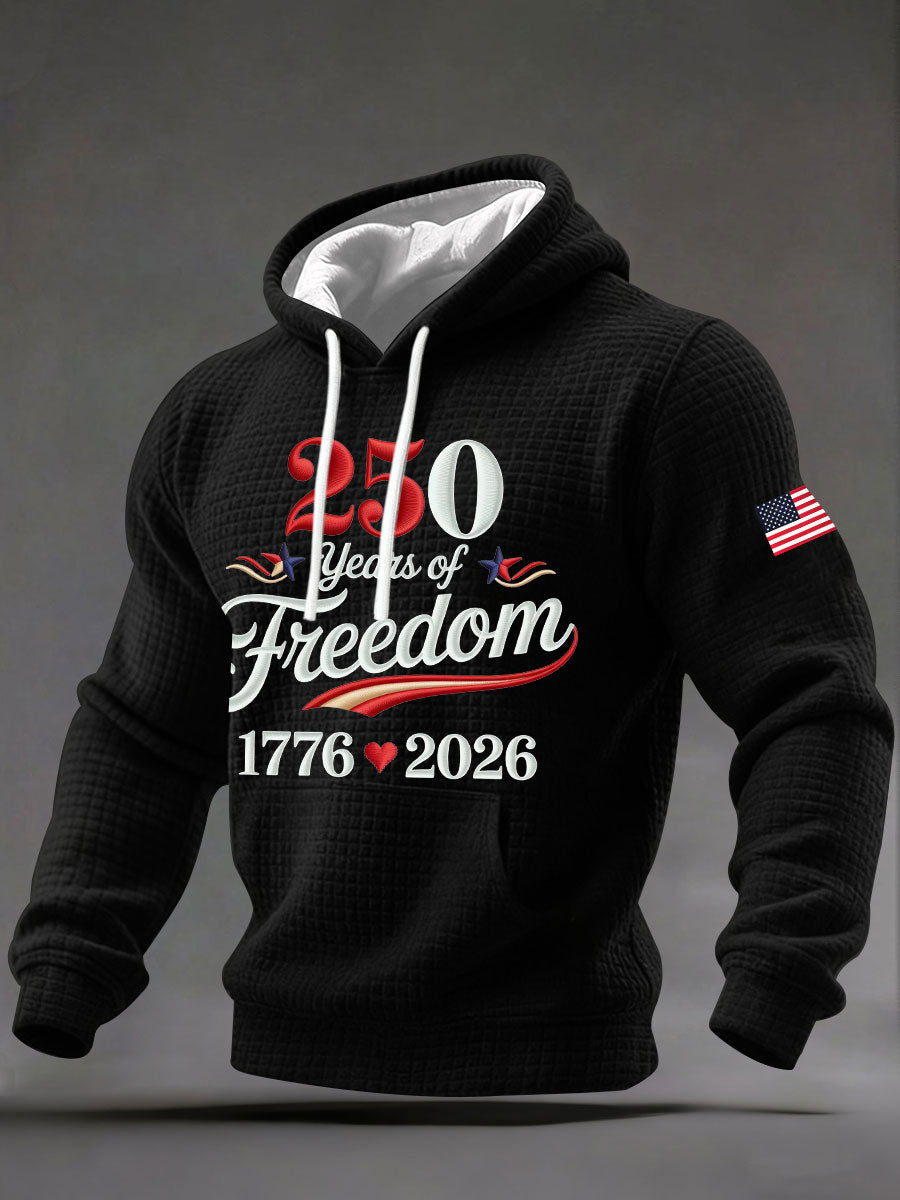 Men's America 250 Print Casual Hoodie