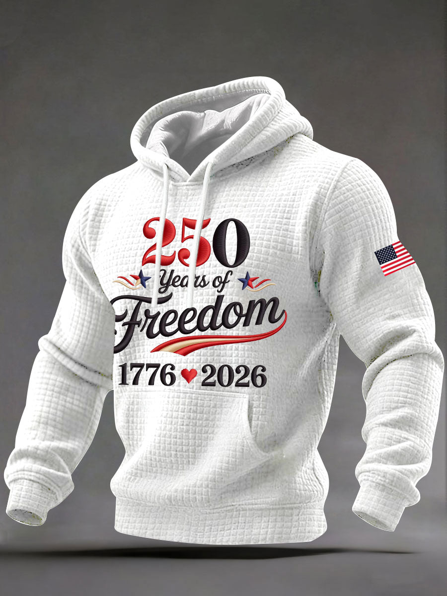 Men's America 250 Print Casual Hoodie