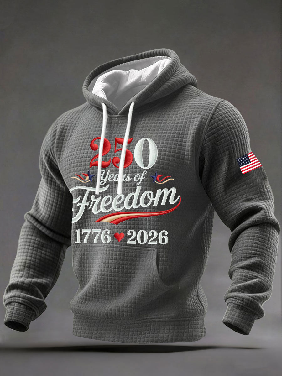 Men's America 250 Print Casual Hoodie