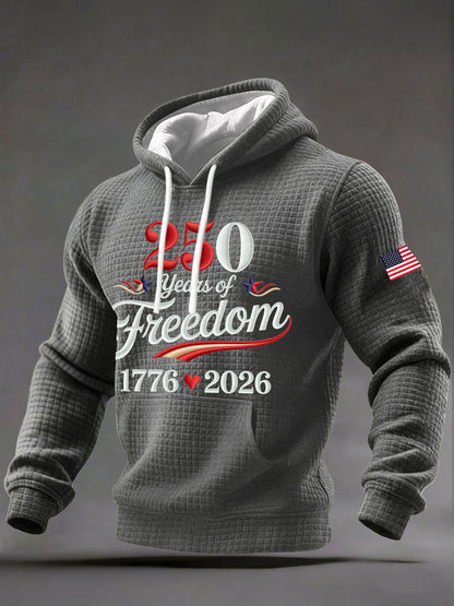 Men's America 250 Print Casual Hoodie