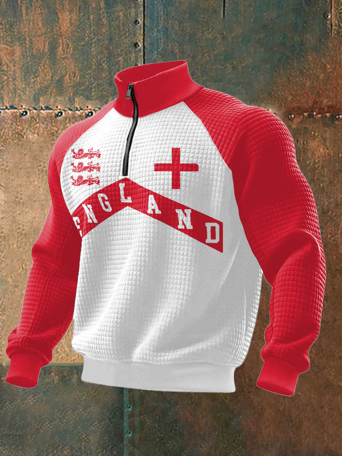 Men's UK England Football Lover It's Coming Back 2026 Printed Sweatshirt