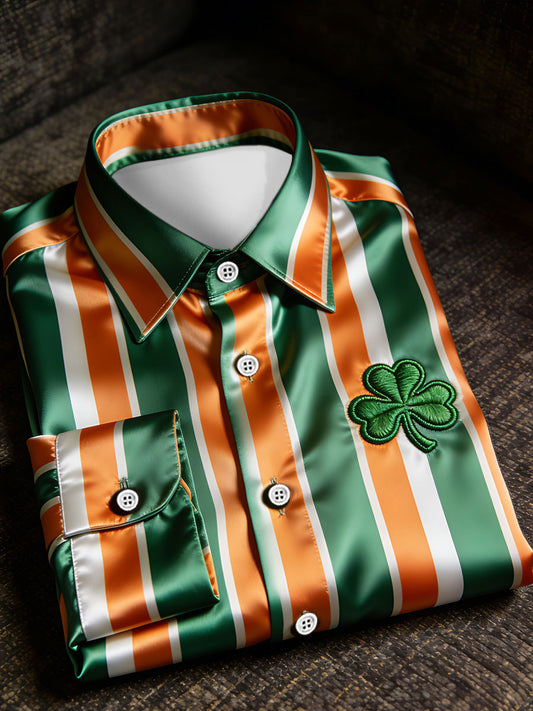 Men's St. Patrick's Day Printed Casual Shirt