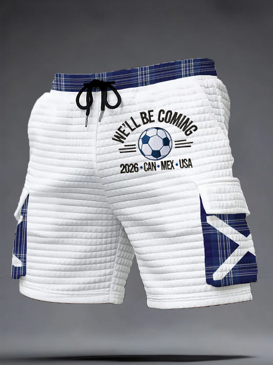 Men's Scotland Football Lover Printed Shorts