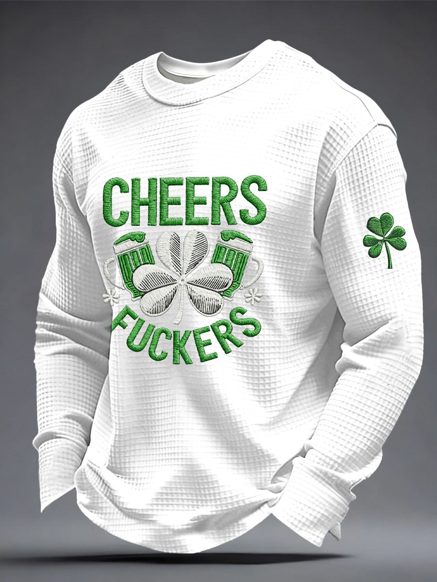 Men's St. Patrick's Day Waffle Top