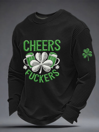 Men's St. Patrick's Day Waffle Top
