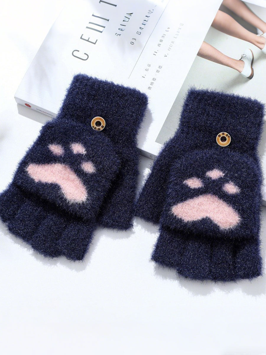 Women's Cat Paw Gloves