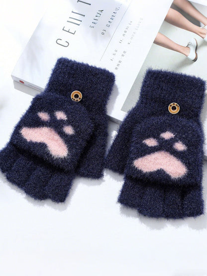 Women's Cat Paw Gloves