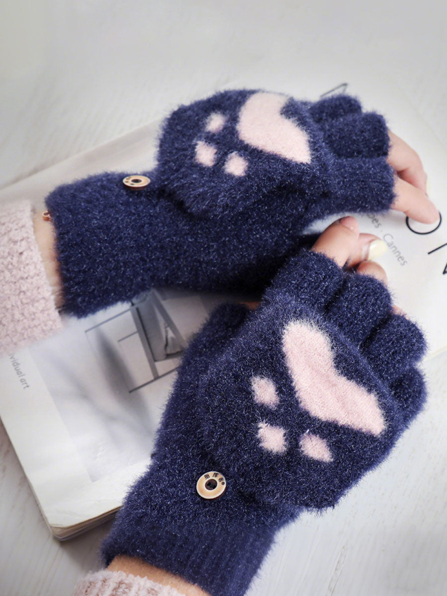 Women's Cat Paw Gloves