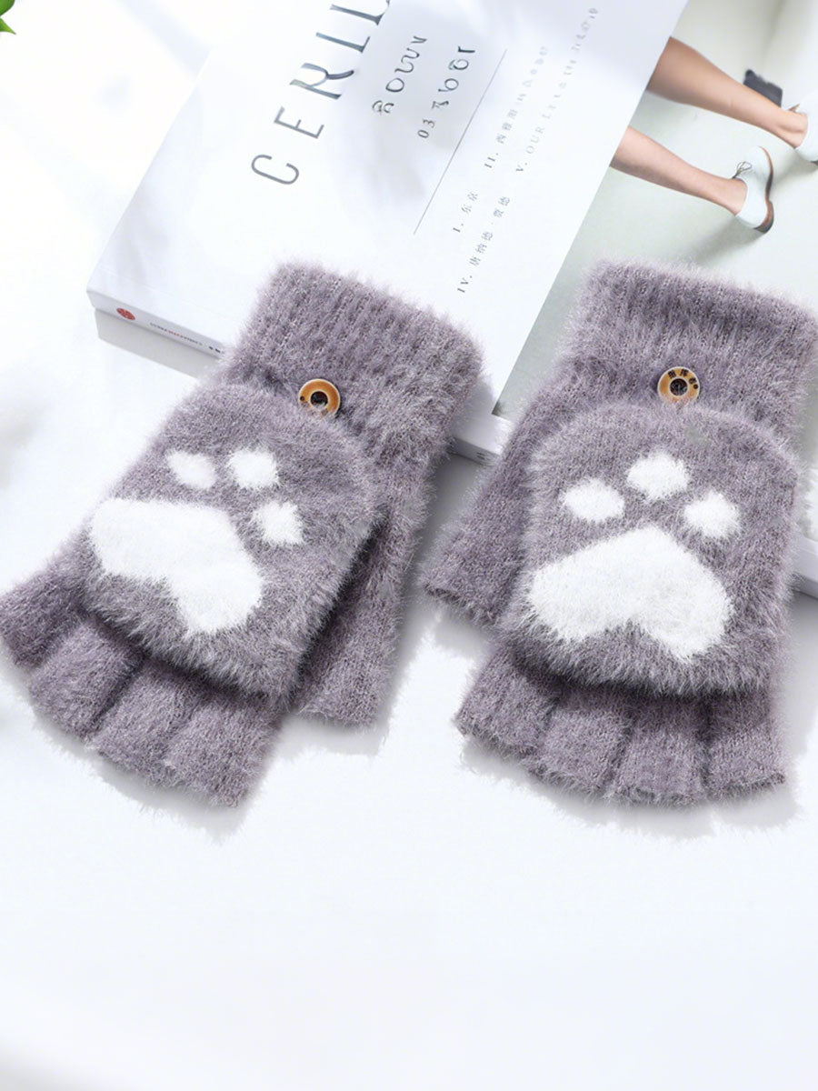 Women's Cat Paw Gloves