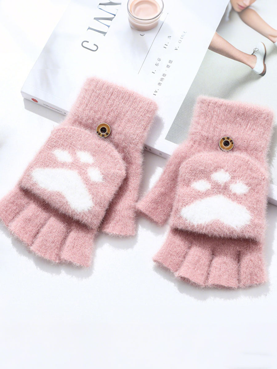 Women's Cat Paw Gloves