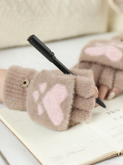 Women's Cat Paw Gloves