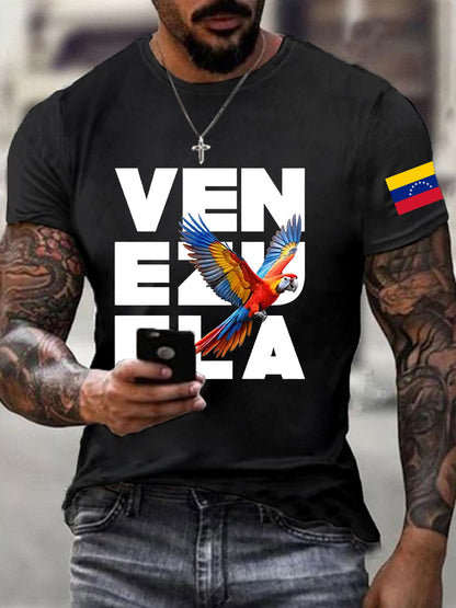 Men's Freedom Venezuela Short Sleeve T-shirt