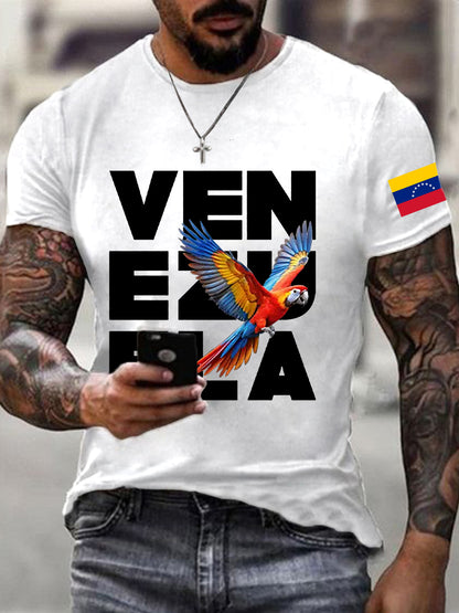 Men's Freedom Venezuela Short Sleeve T-shirt