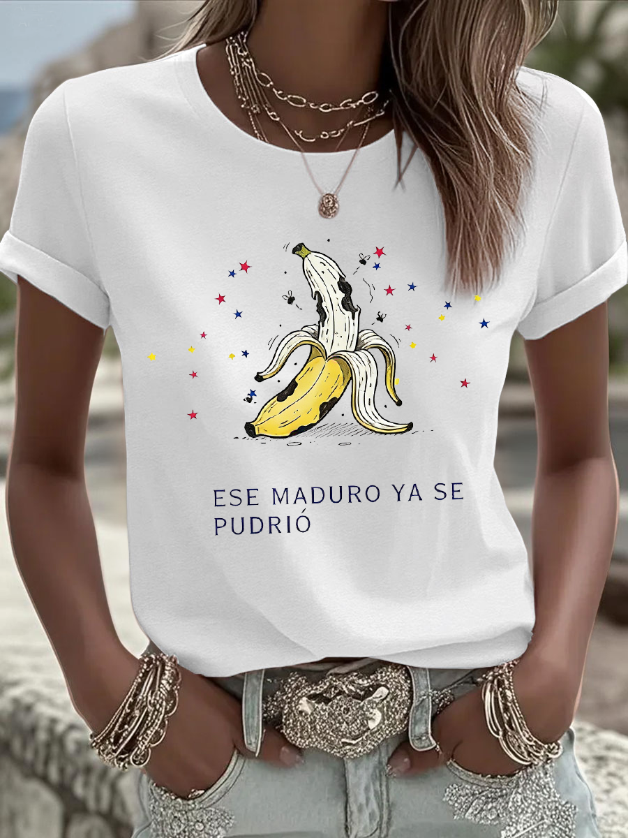 Women's Venezuela Protest Iron On Short Sleeve T-Shirt
