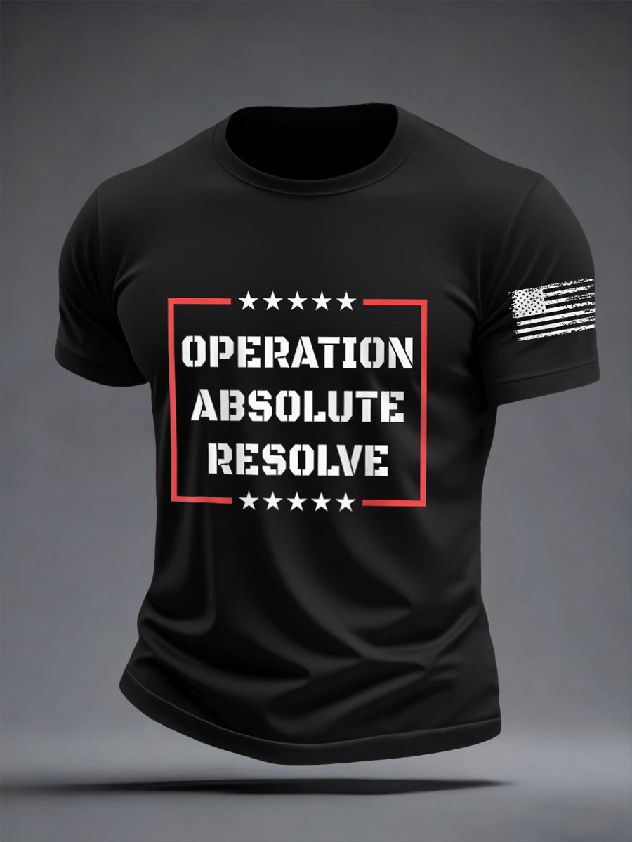 Men's Operation Absolute Resolve short-sleeved T-shirt