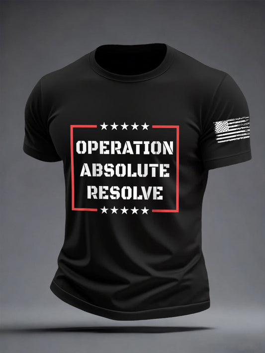 Men's Operation Absolute Resolve short-sleeved T-shirt