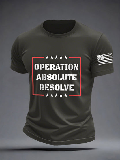 Men's Operation Absolute Resolve short-sleeved T-shirt
