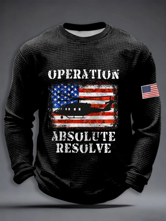 Men's Operation Absolute Resolve Waffle Long Sleeve T-Shirt