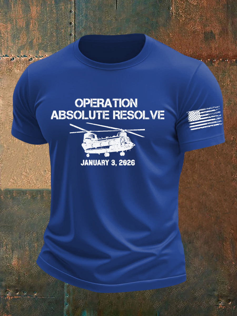 Men's Operation Absolute Resolve Printed T-shirt