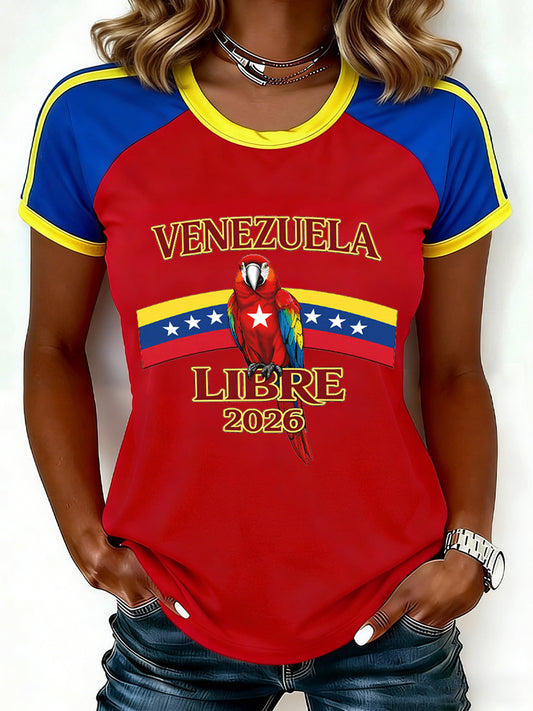 Women's Venezuela Libre Print T-Shirt