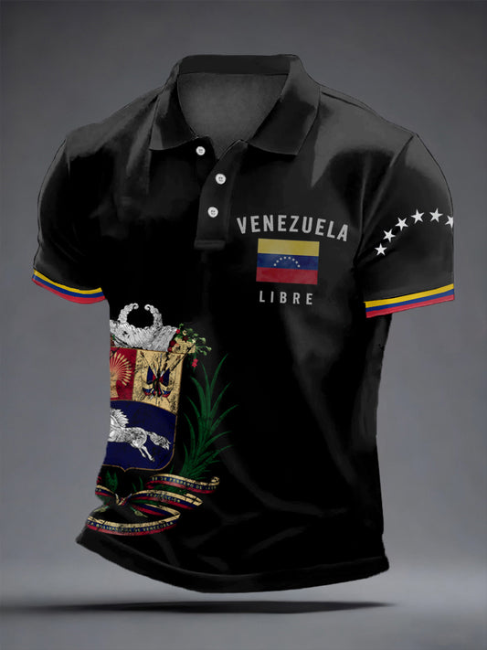 Men's Venezuela Libre Print Shirt
