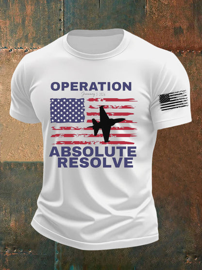 Men's Operation Absolute Resolve Printed T-shirt