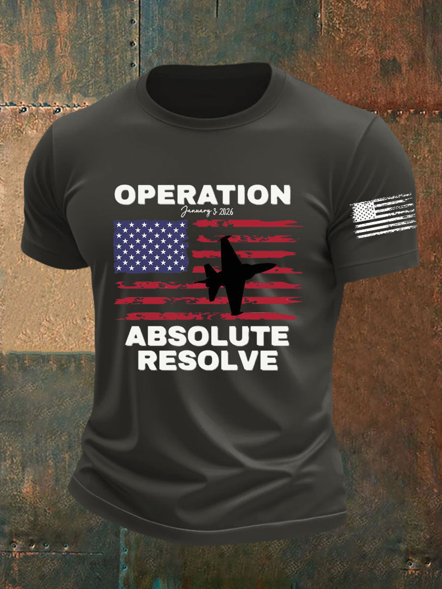 Men's Operation Absolute Resolve Printed T-shirt