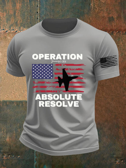 Men's Operation Absolute Resolve Printed T-shirt