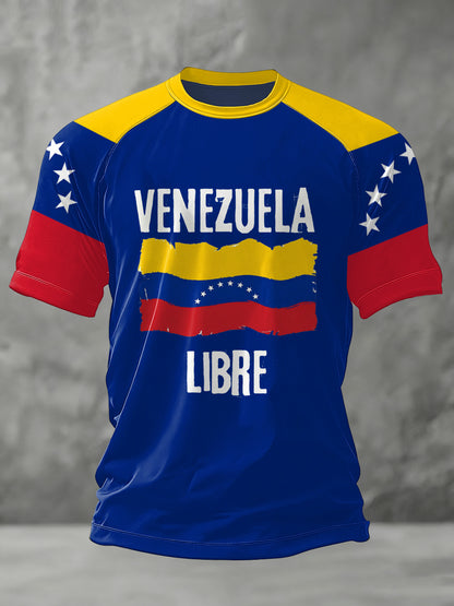 Men's Venezuela Libre Print Tee