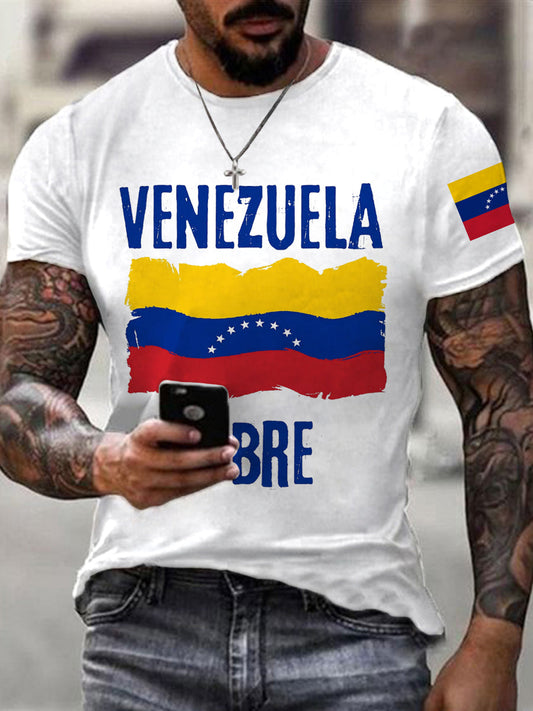 Men's Venezuela Libre Print Tee