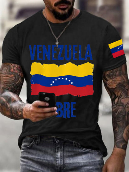 Men's Venezuela Libre Print Tee