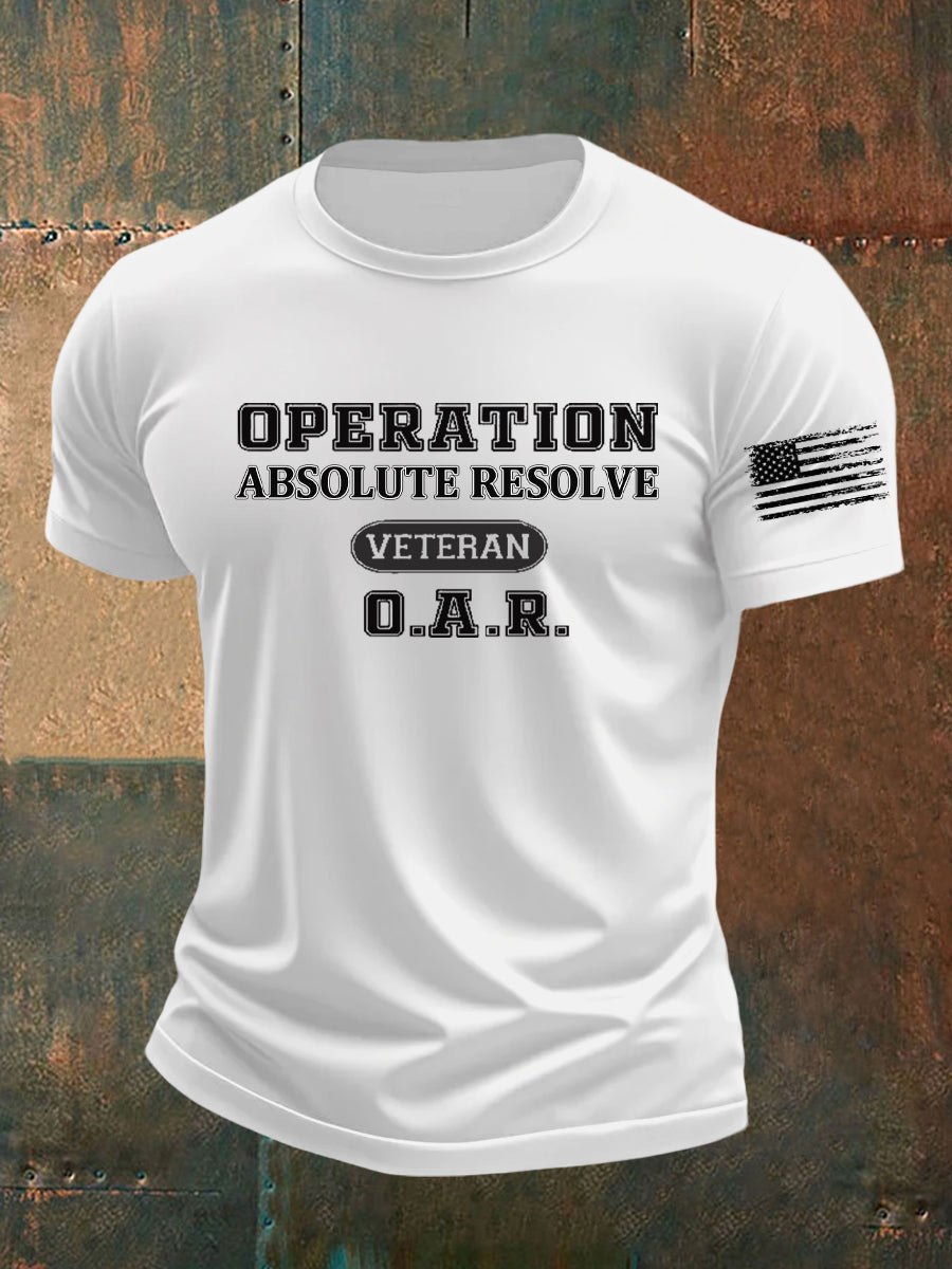 Men's Operation Absolute Resolve Printed T-shirt