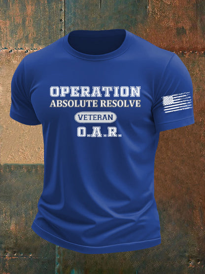 Men's Operation Absolute Resolve Printed T-shirt