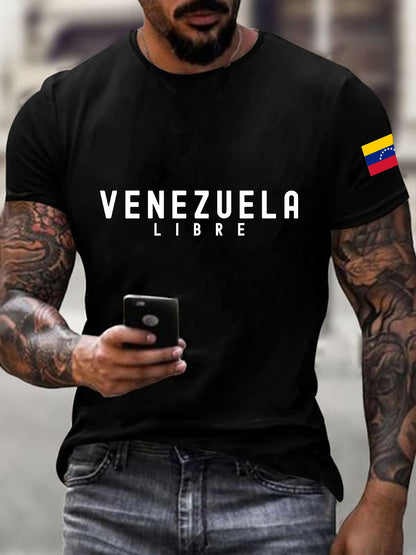 Men's Venezuela Libre Print T-Shirt