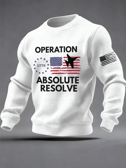 Men's Operation Absolute Resolve Printed Sweatshirt