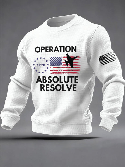 Men's Operation Absolute Resolve Printed Sweatshirt